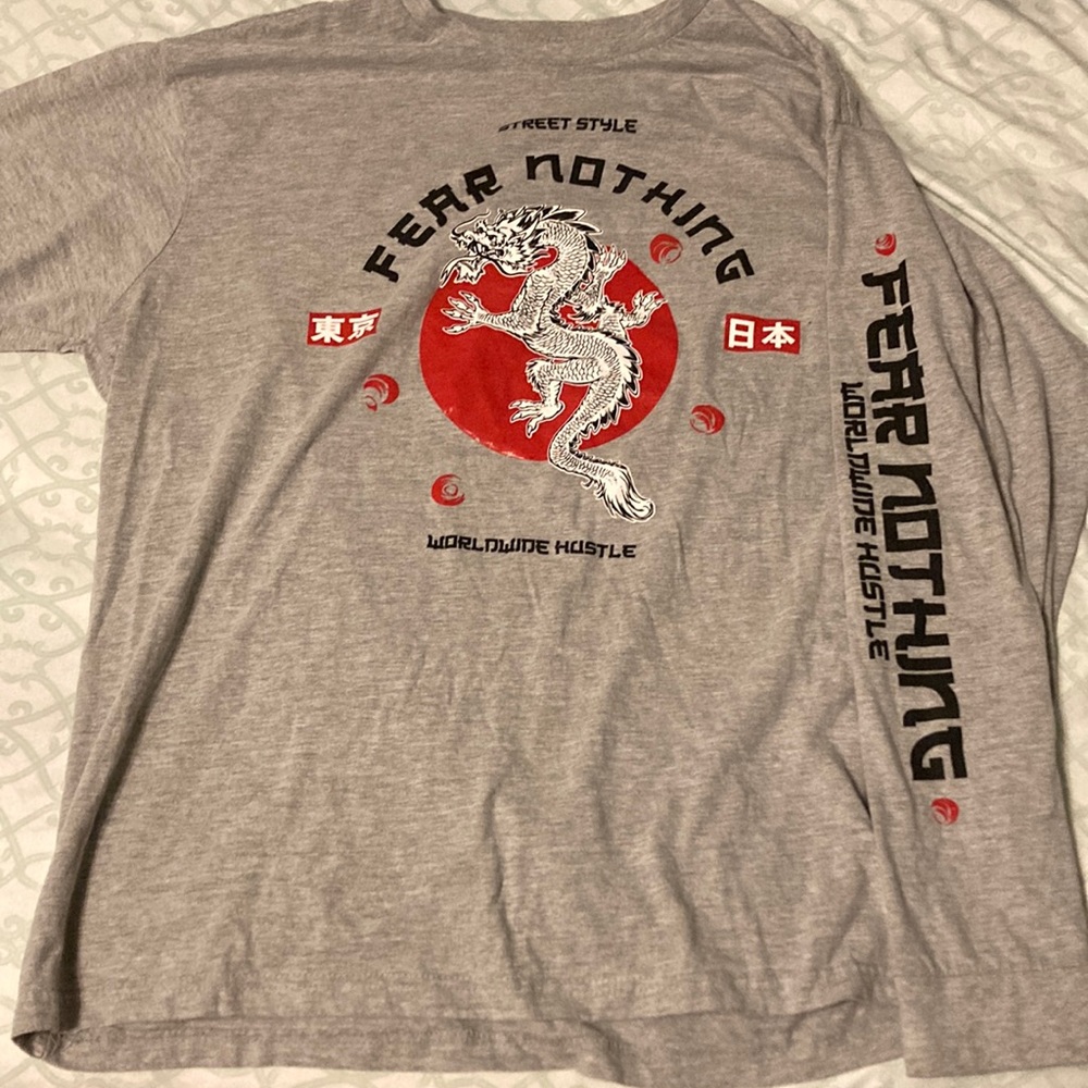 Long sleeve dragon shirt